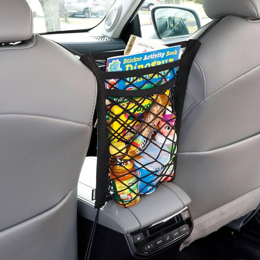 Universal 3 Layer Net Car Seat Back Storage Organizer